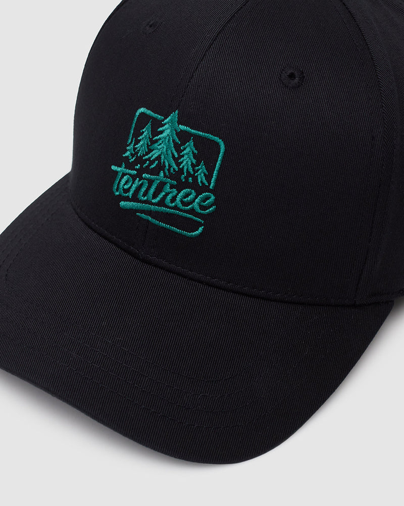 Black-6-Panel-Medium-Profile-Baseball-Cap