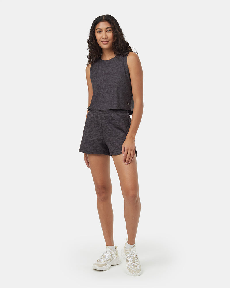 Black-Crew-Neck-Cut-Out-Quick-dry-Tank-Top