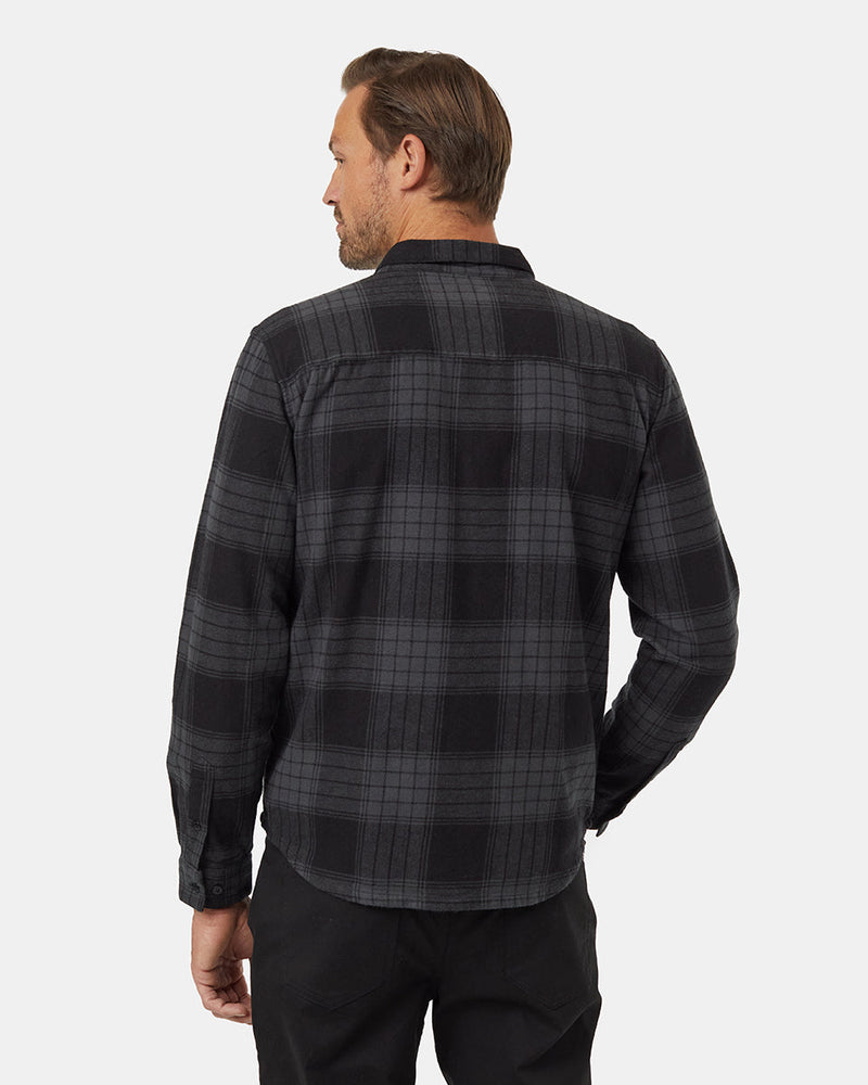 Black-Mens-Longsleeve-Button-Down
