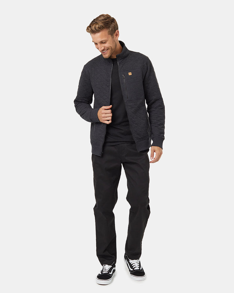 Black-Mock-Neck-Full-Front-Zip-Sweatshirt