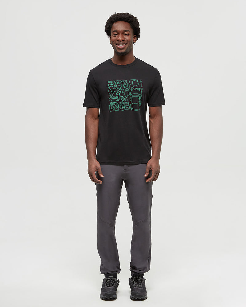 Black-Printed-Graphic-TreeBlend-T-Shirt