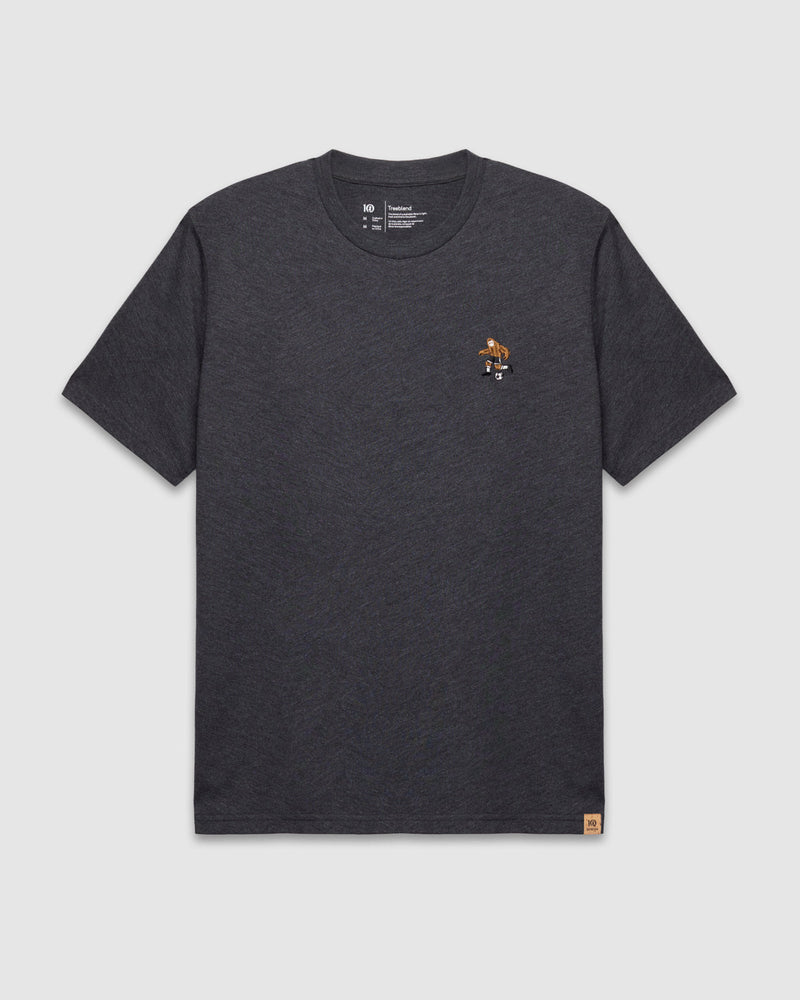 Black-Regular-Fit-Embroidered-Graphic-T-Shirt