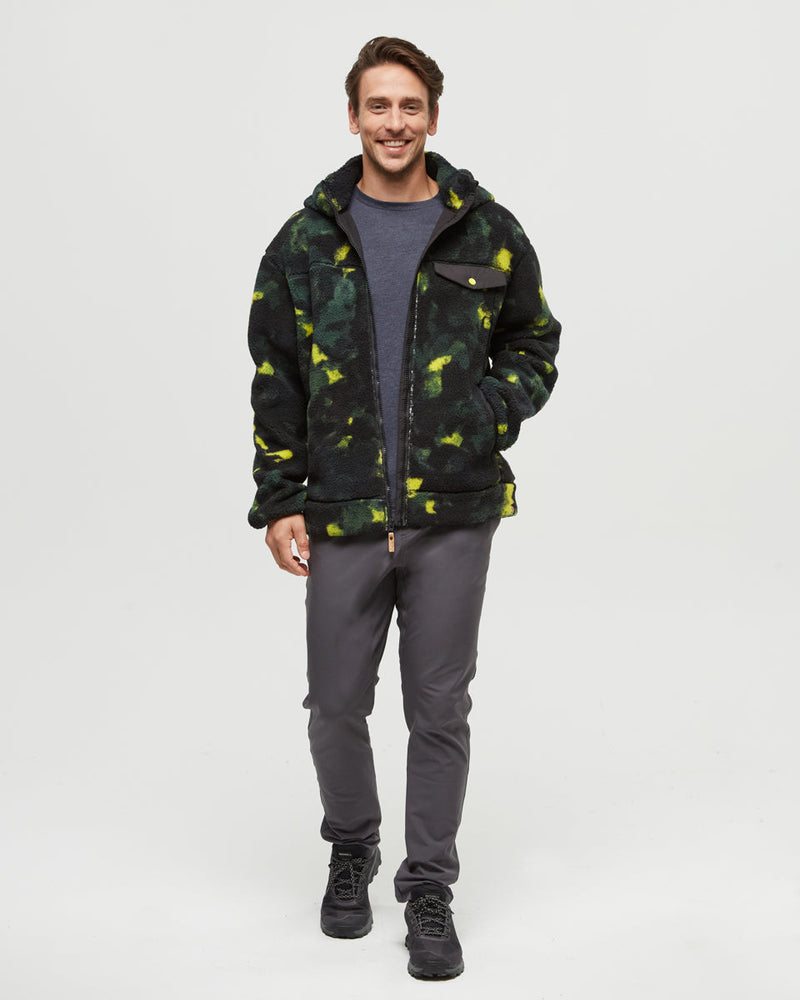 Black-Relax-Bonded-Sherpa-Fleece-Zip-Jacket