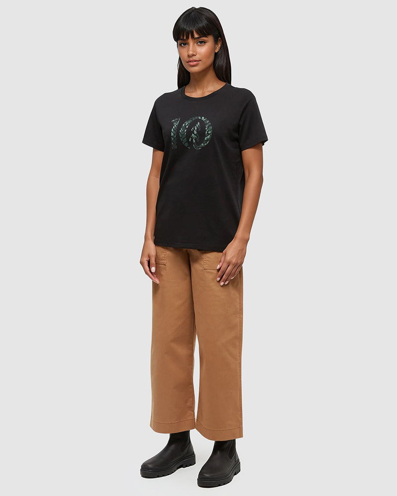 Black-Relax-Printed-Graphic-TreeBlend-T-Shirt