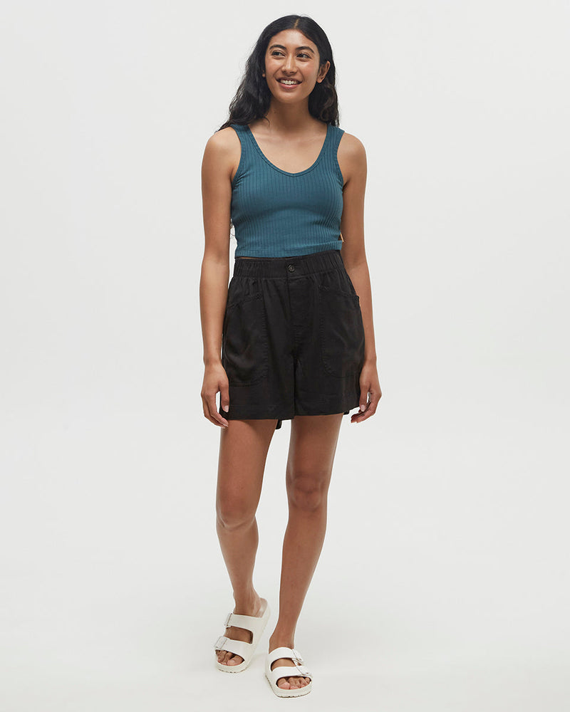 Black-Tencel-Lightweight-Shorts