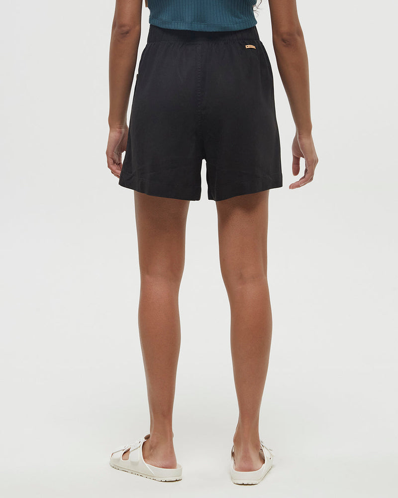 Black-Tencel-Lightweight-Shorts