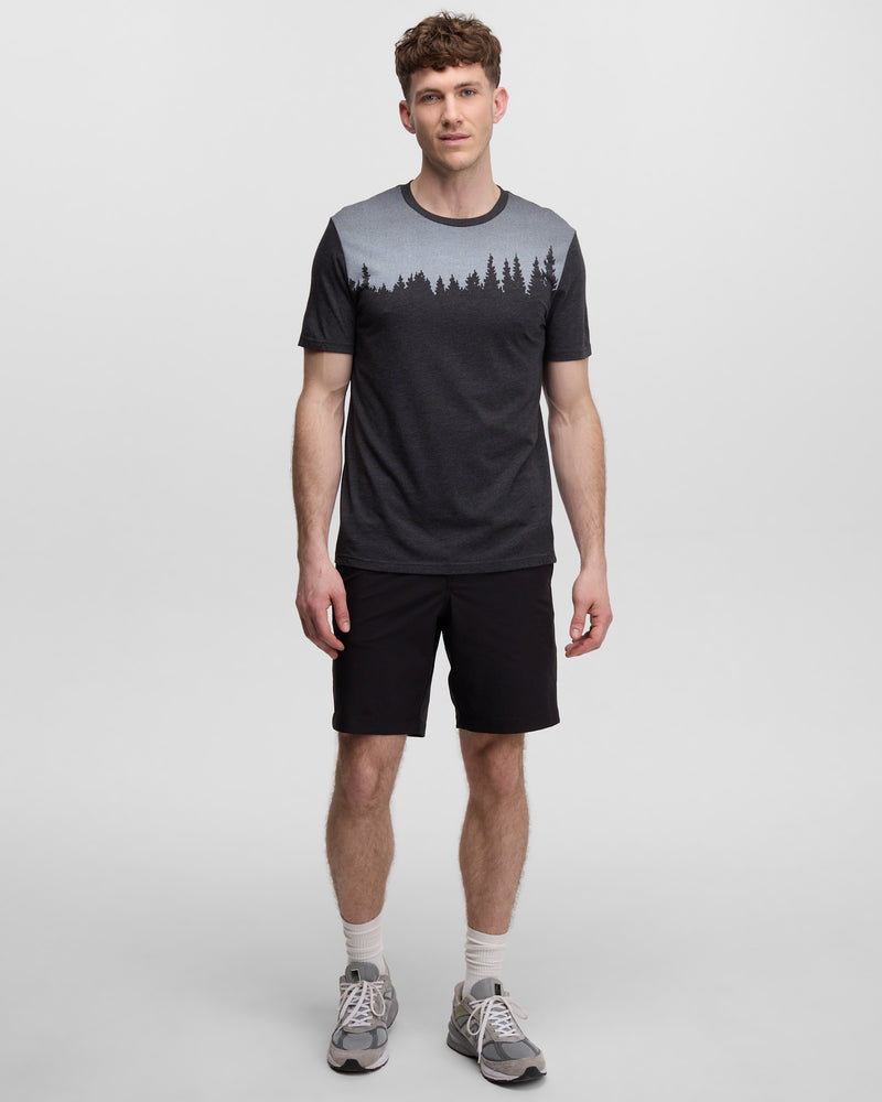Black-Regular-Fit-Crew-Neck-T-shirt