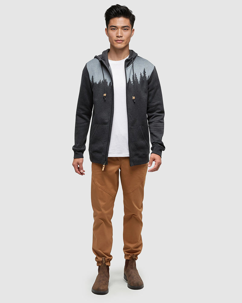 Black-Regular-Fit-Longsleeve-Zip-Hoodie