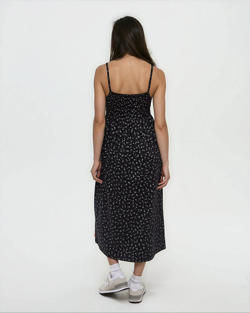 Black-TreeBlend-Sleeveless-Smocked-Dress