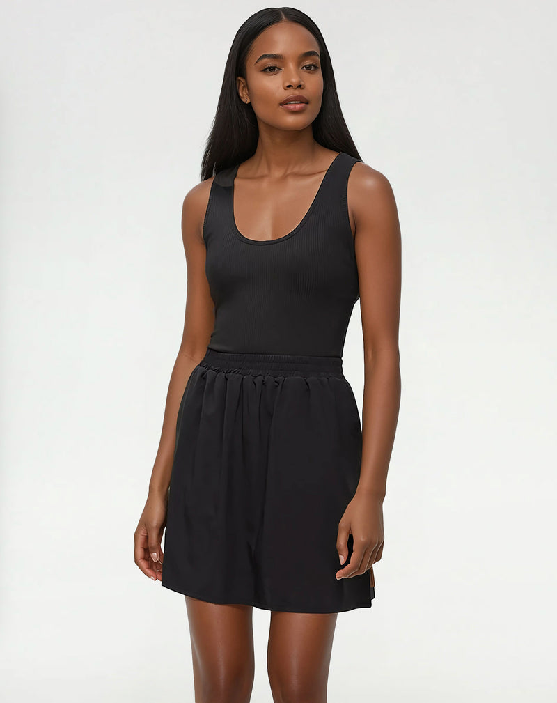 Black-Twist-Back-Tank-Dress
