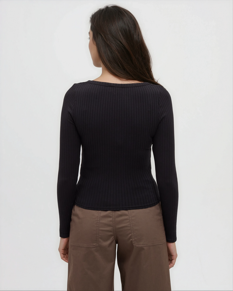 Black-Women_s-Button-Long-sleeve