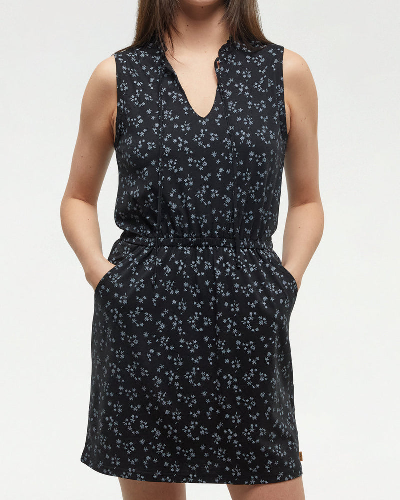 Black-Womens-Recycled-Polyester-Dress
