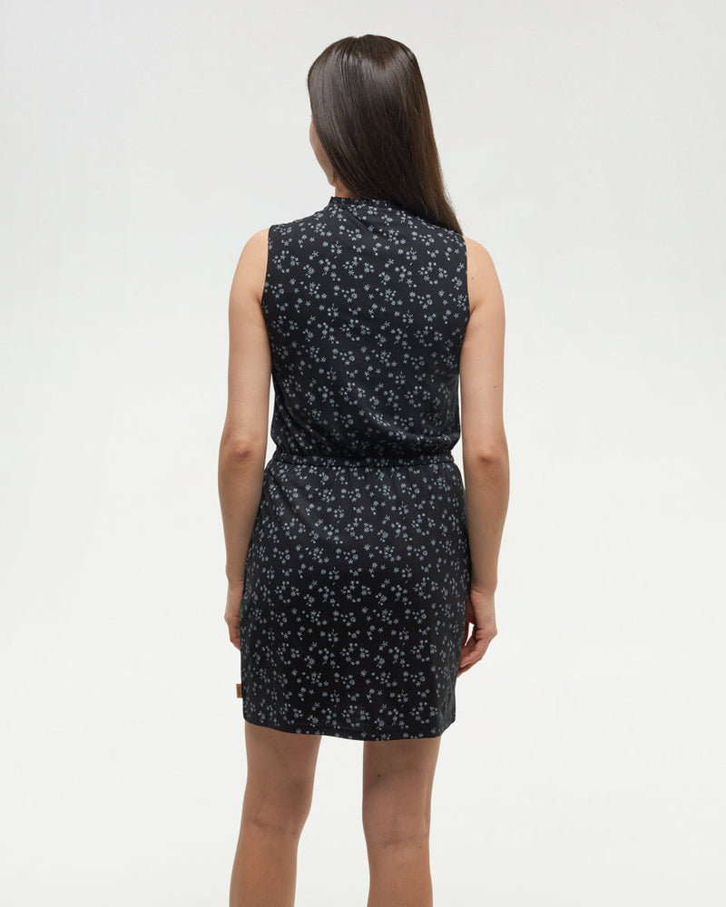 Black-Womens-Recycled-Polyester-Dress
