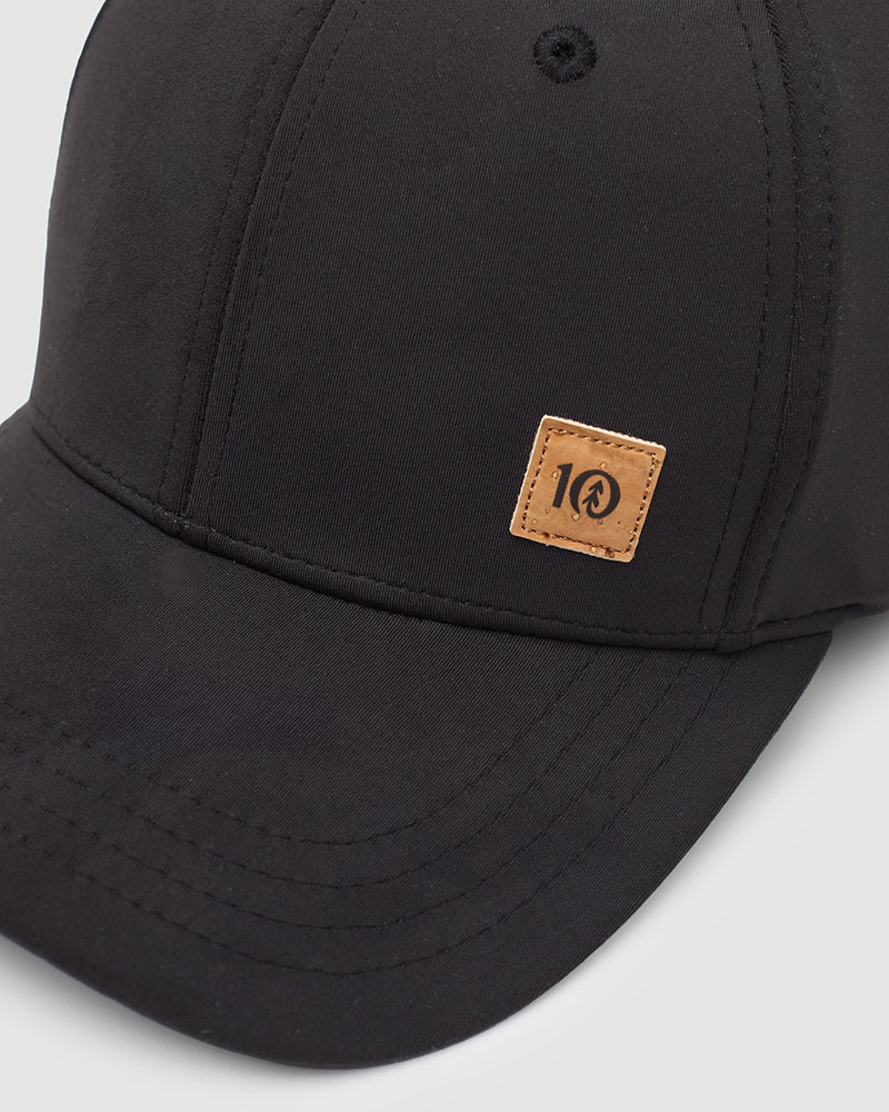 Black Fitted Baseball Cap