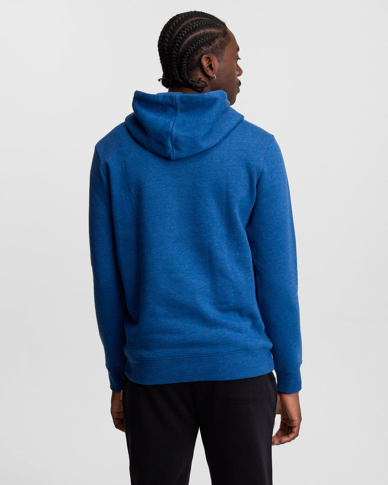Blue-Heather-Fleece-Regular-Fit-Set-In-Hoodie