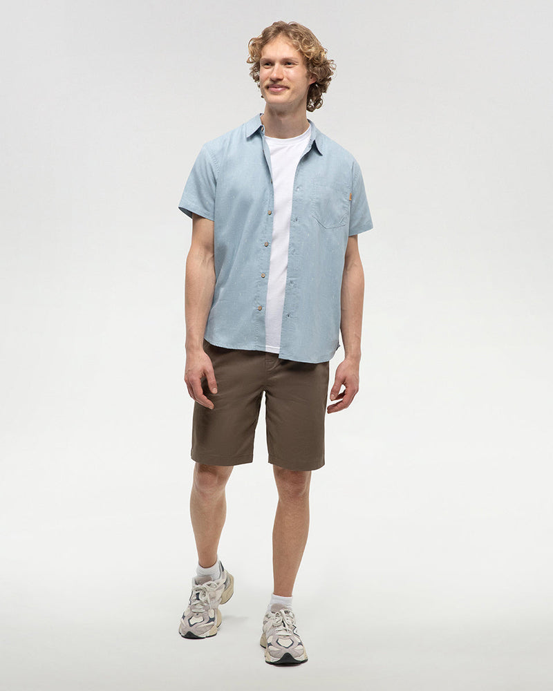 Blue-Hemp-Button-Up-Shortsleeve-Shirt