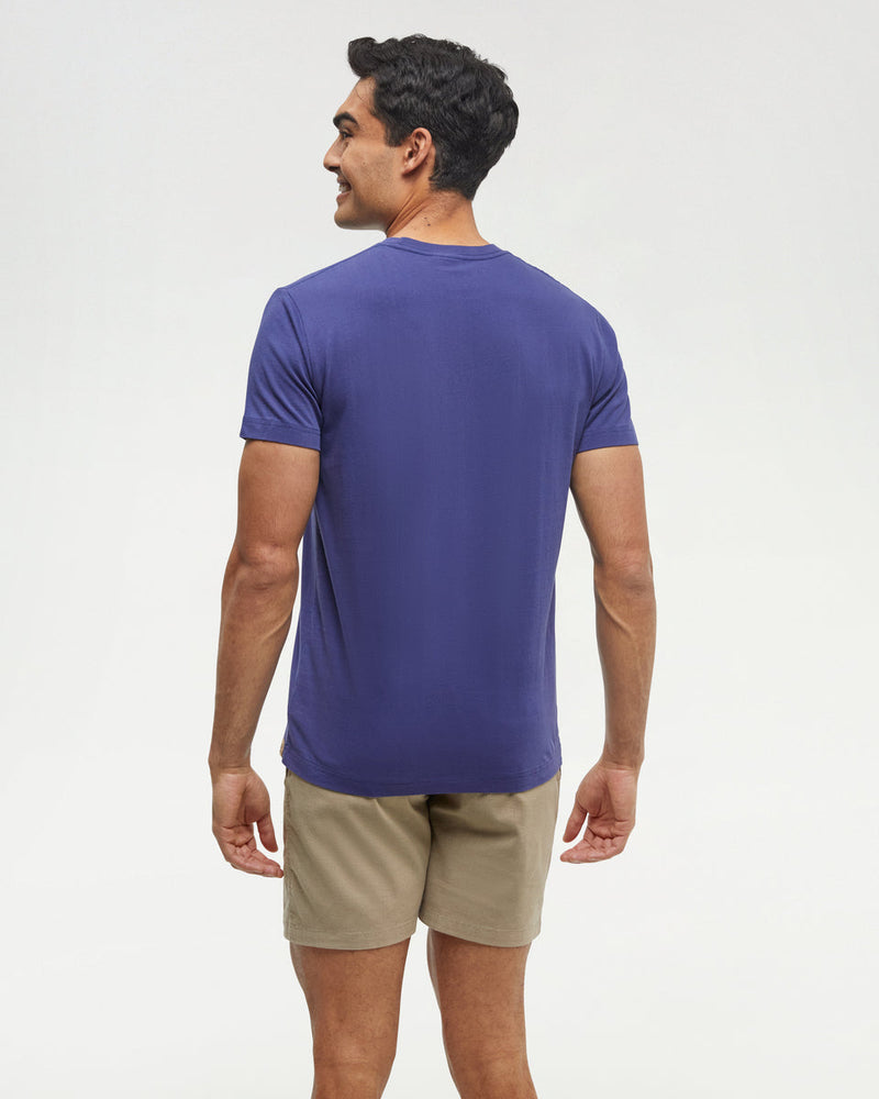 Blue-Regular-Fit-Printed-Graphic-T-shirt