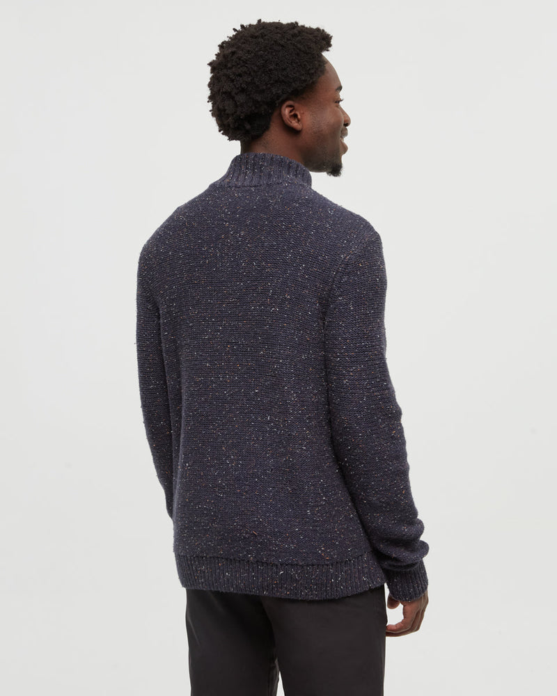 Blue-Regular-Organic-Cotton-Fleck-Half-Zip