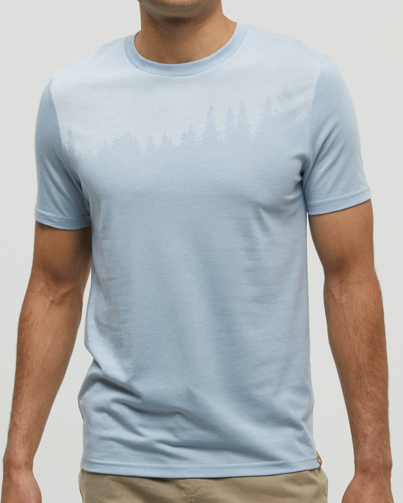 Blue-Tree-Graphic-Crew-Neck-T-Shirt