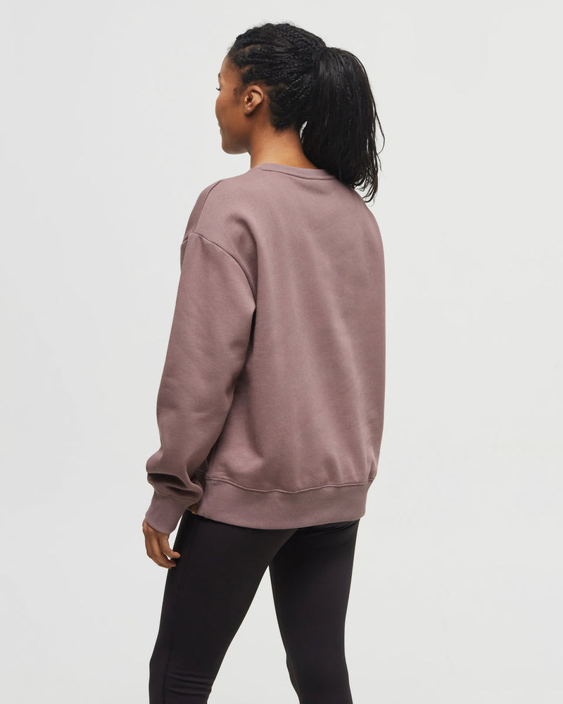 Brown-Crew-Neck-Graphic-Longsleeve-Sweatshirt