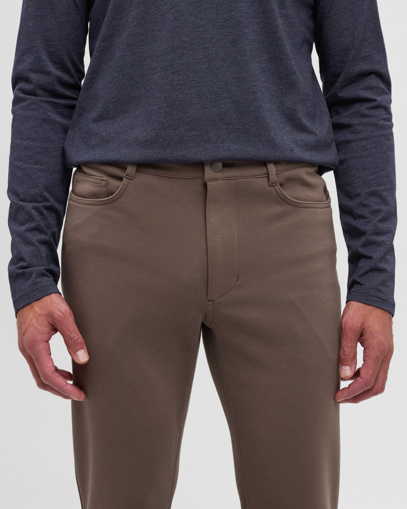 Brown-Men_s-Stretch-Straight-leg-Pant