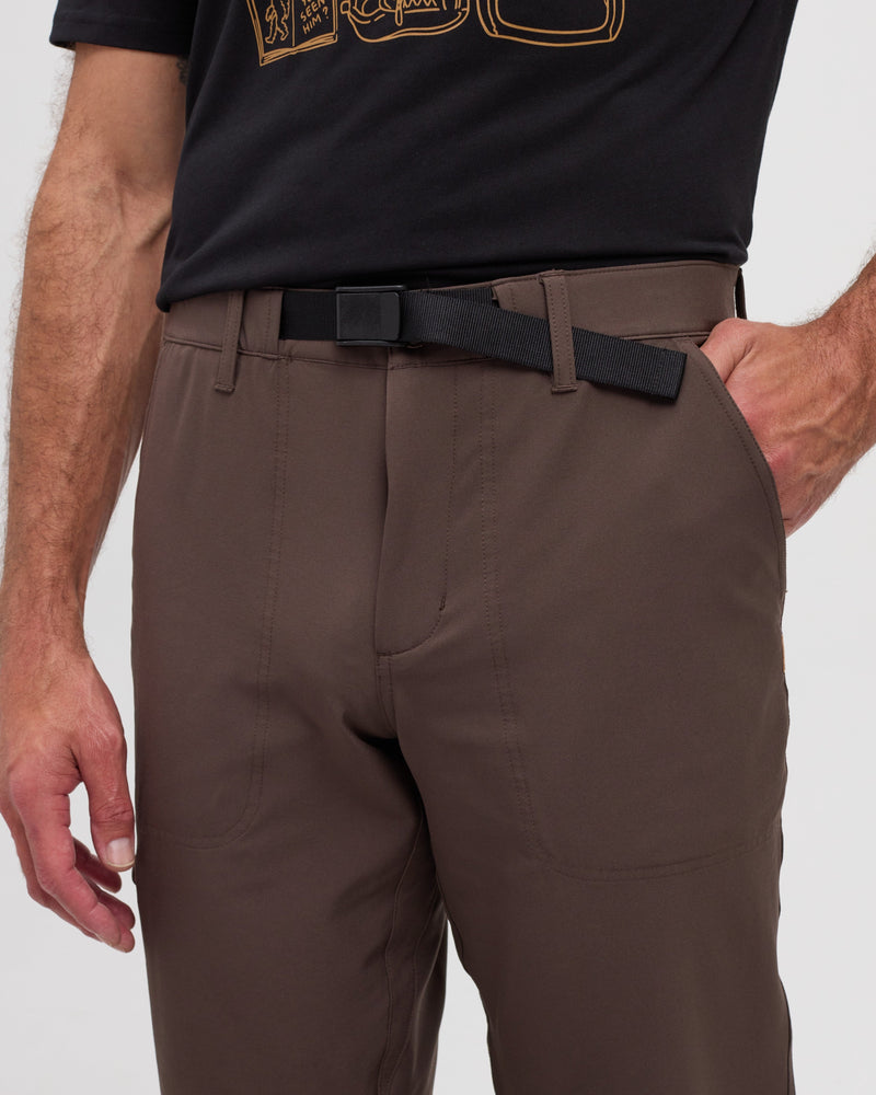 Brown-Men_s-Stretch-Straight-leg-Pant