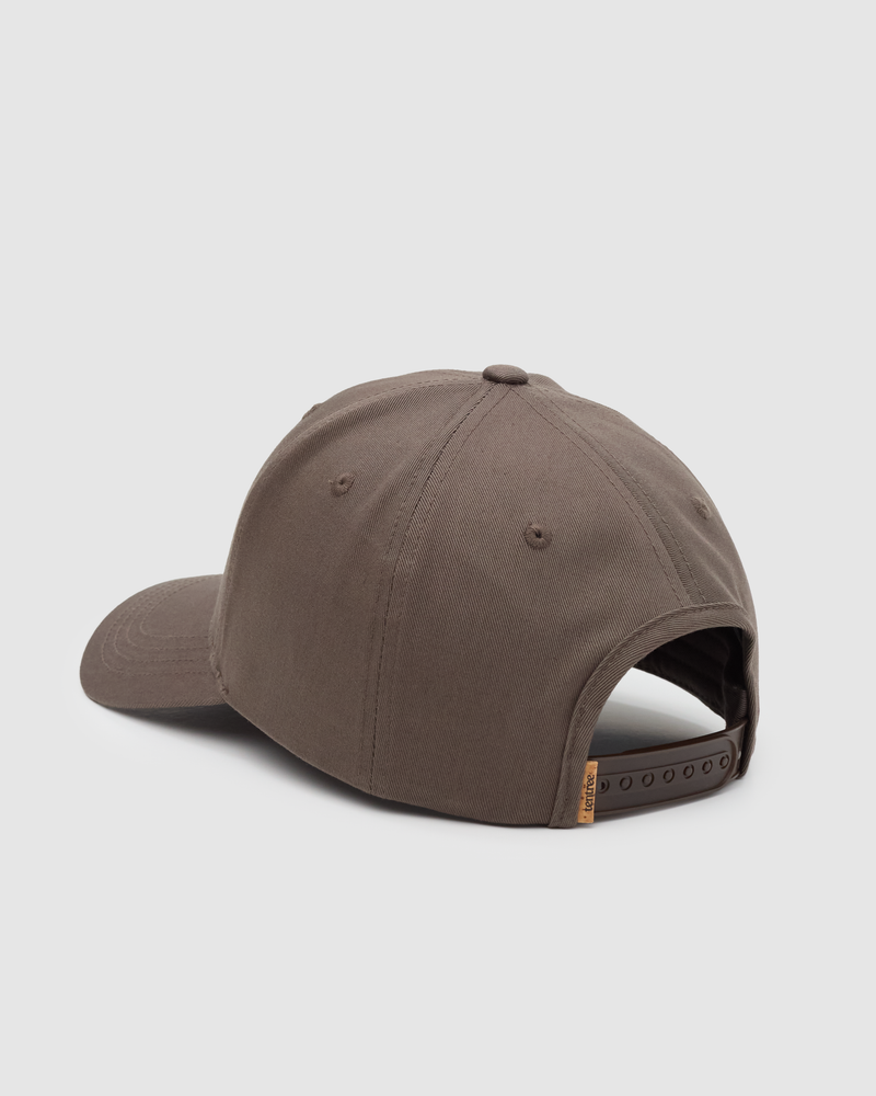 Brown-Mid-profile-Adjustable-Hat