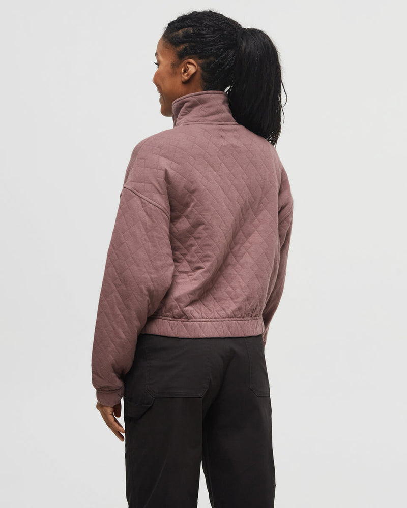 Brown-Mock-Neck-Full-Front-Zip-Sweatshirt