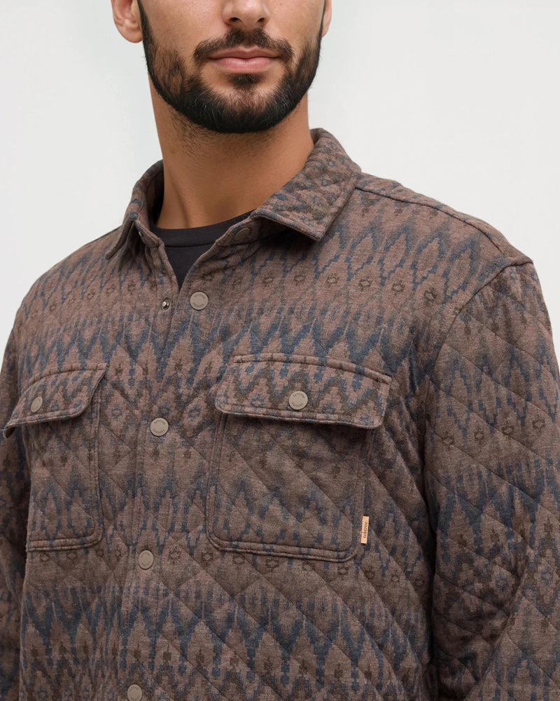 Brown-Quilt-Knit-Regular-Fit-Set-in-Shirt