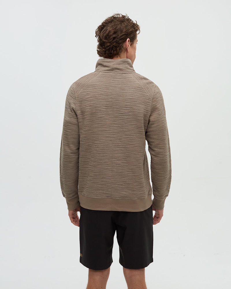 Brown-Slub-Cotton-Quart-Zip