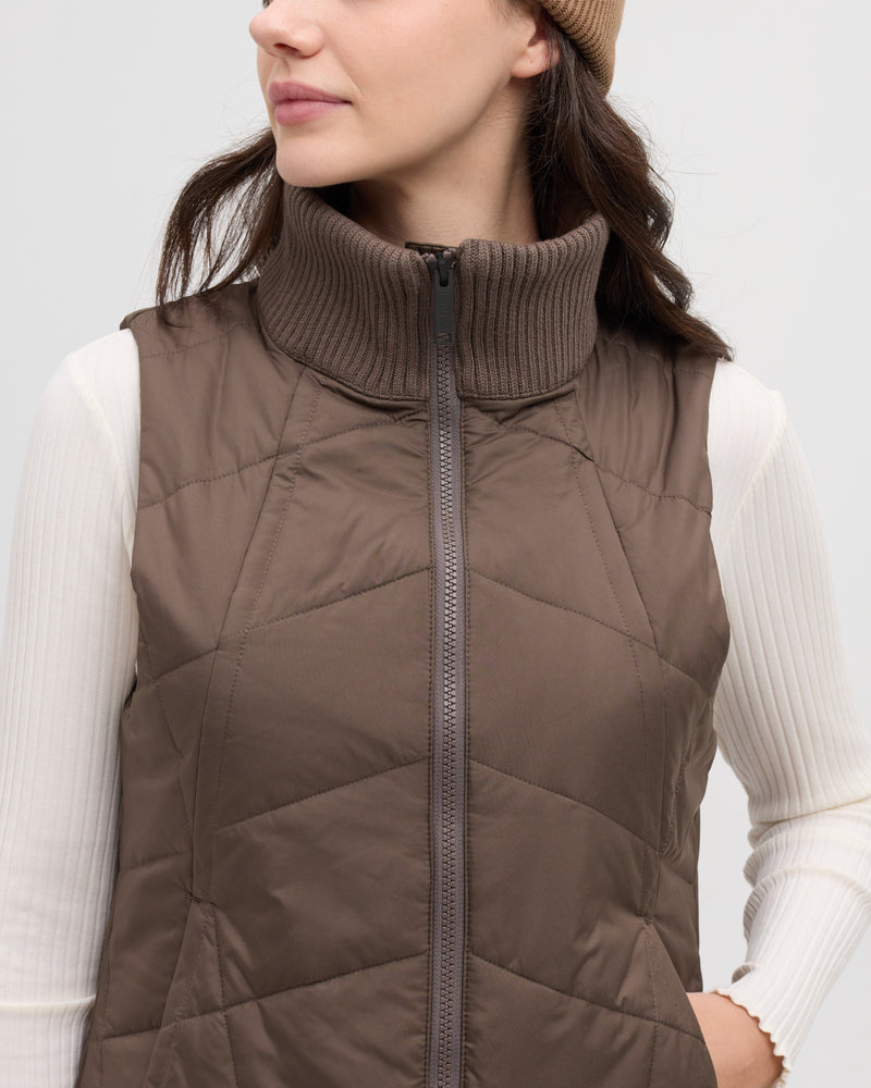 Brown-Women_s-Insulated-Quilted-Vest