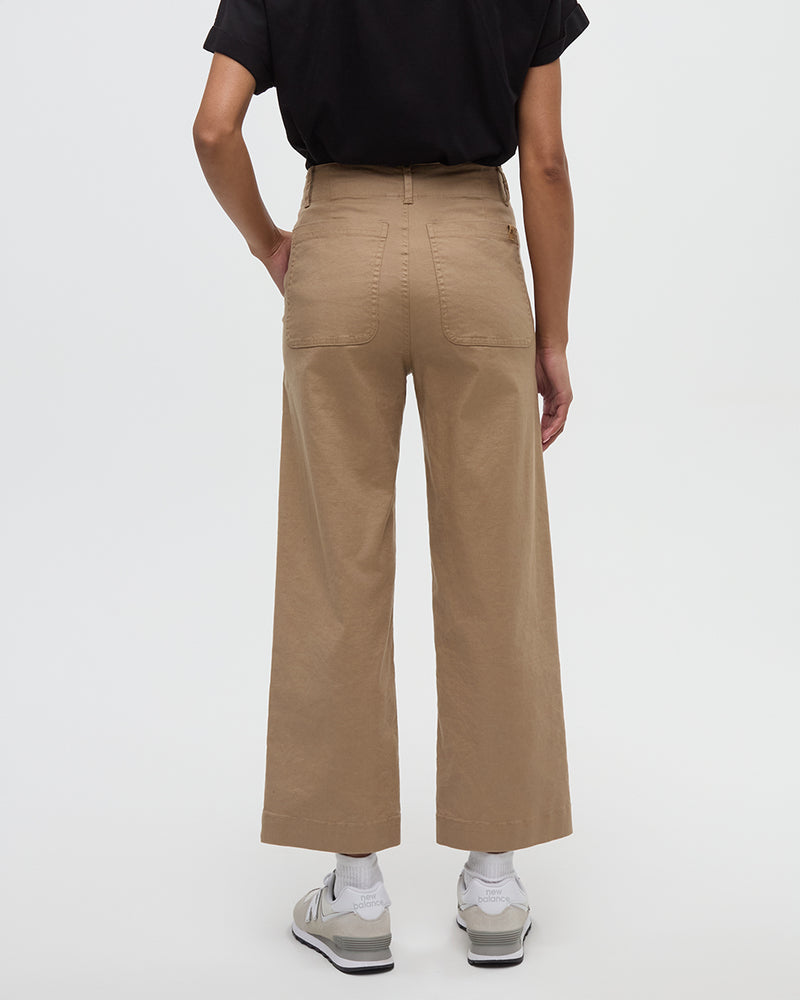 Brown-Womens-Hemp-High-Rise-Trousers