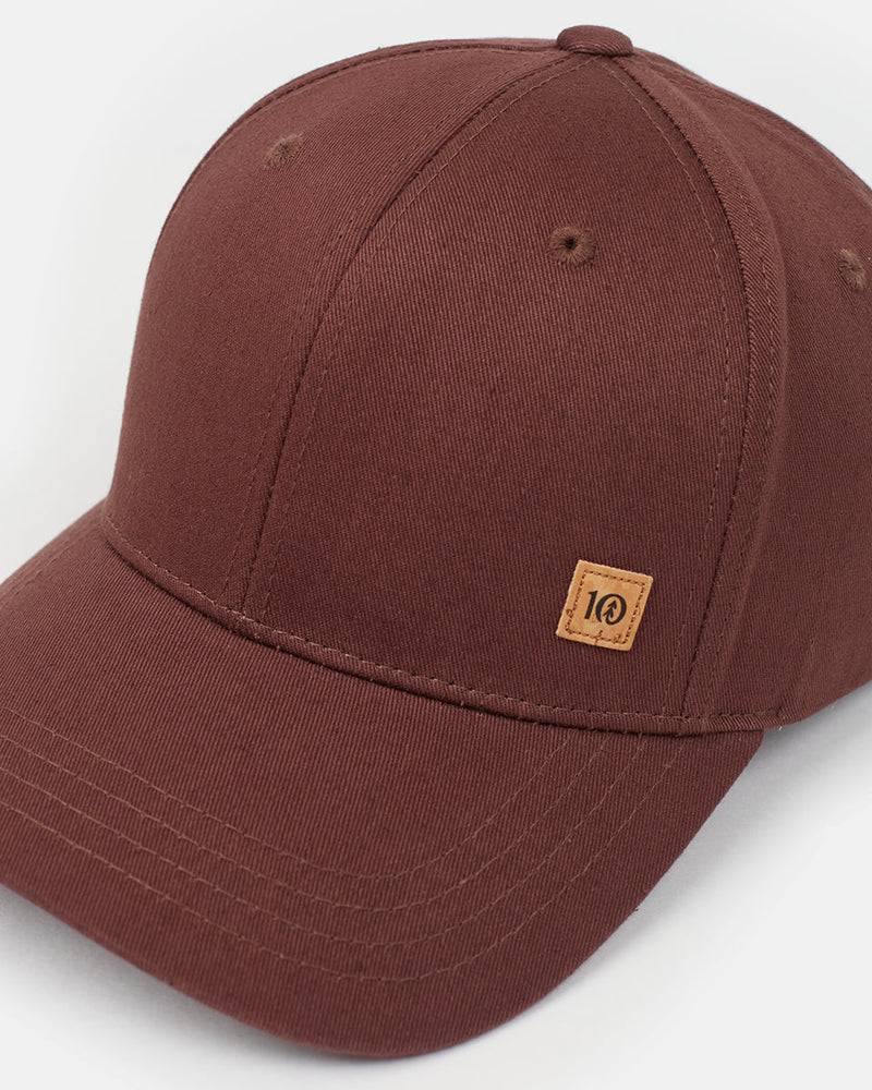 Burgundy-Adjustable-Cork-Baseball-Cap