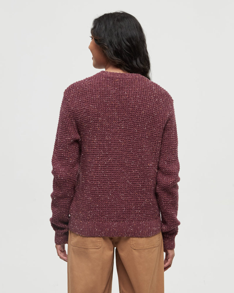 Burgundy-Highline-Nep-Crew-Sweater