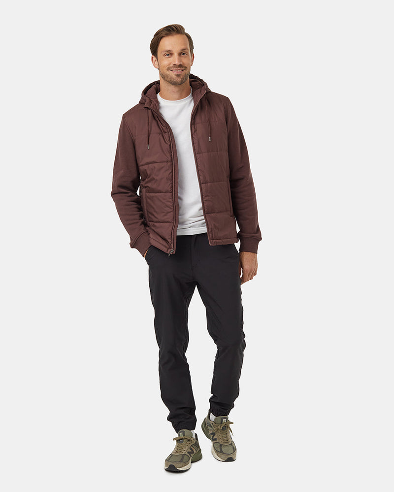Burgundy-Water-Resistant-Zip-Up-Hoodie