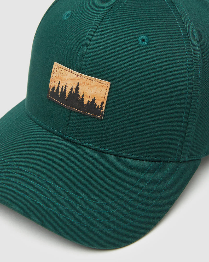 Green-Adjustable-Organic-Cotton-Baseball-Cap