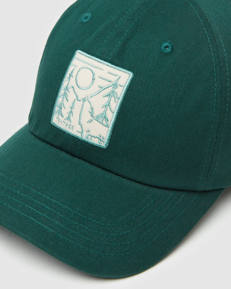 Green-Adjustable-Organic-Cotton-Baseball-Cap