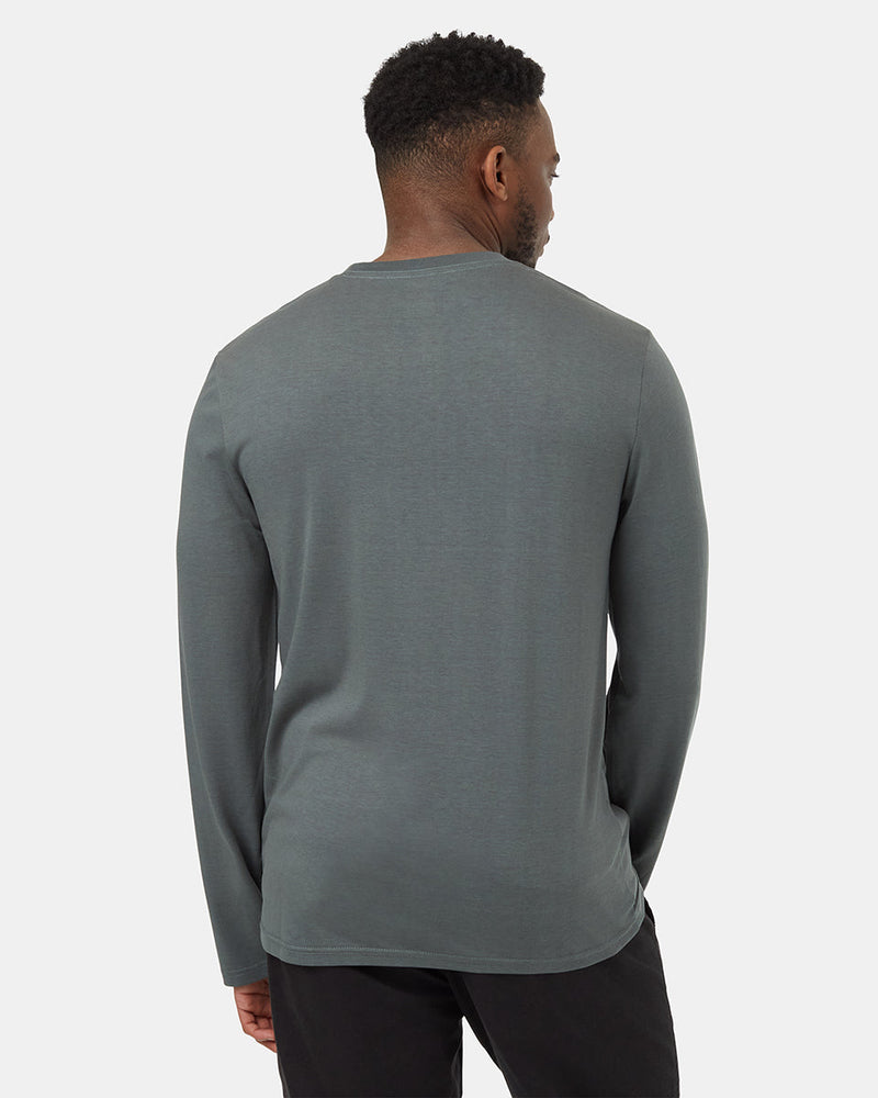 Green-Crew-Neck-Graphic-Longsleeve-Top