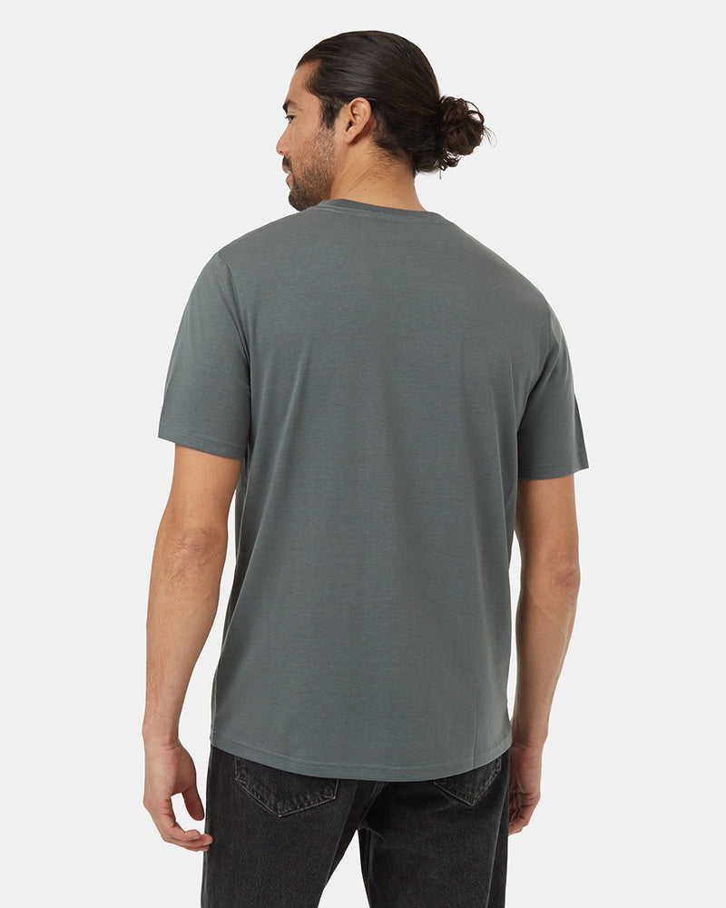 Green-Crew-Neck-Pocketed-Shortsleeve-T-Shirt-TCM5772-3180