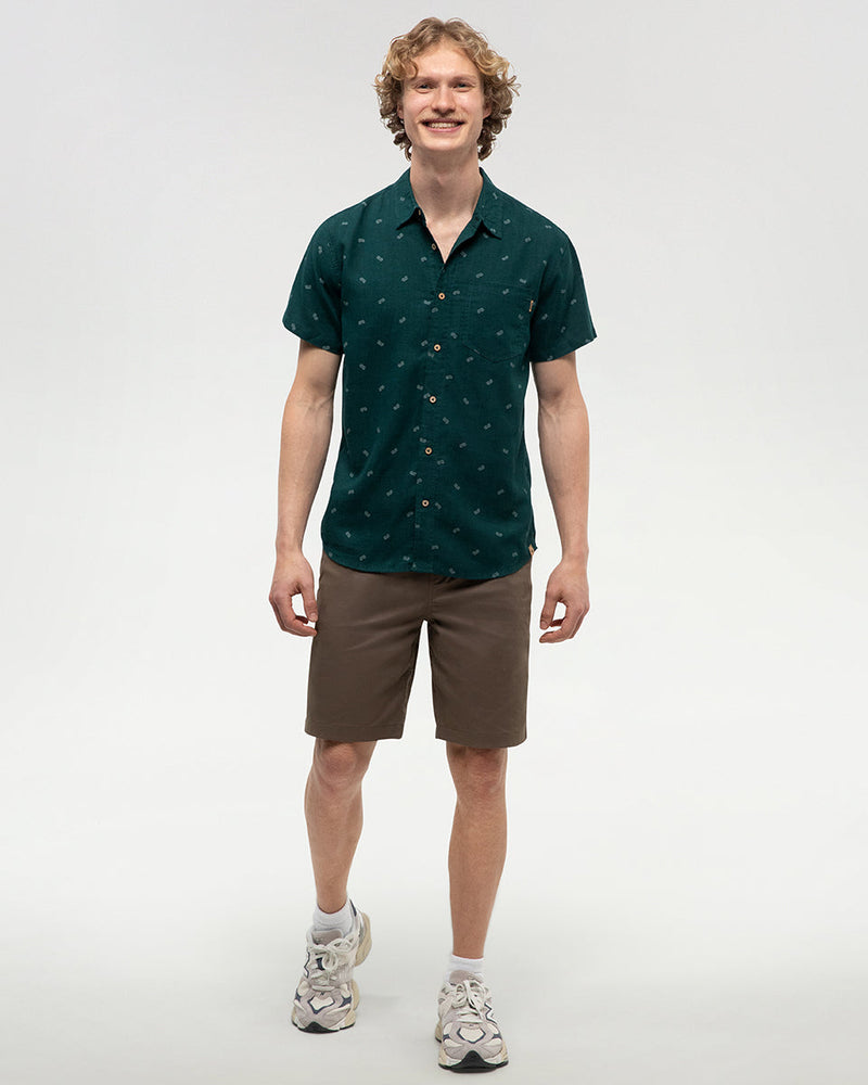 Green-Hemp-Button-Up-Shortsleeve-Shirt