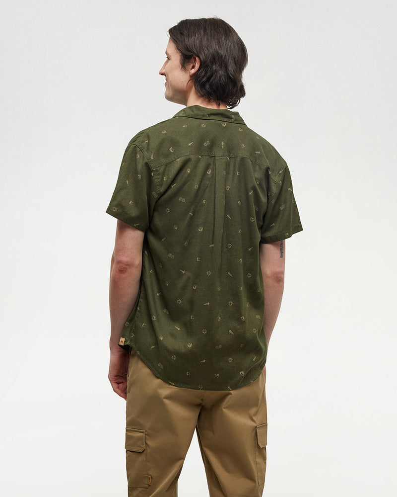 Green-Hemp-Button-Up-Shortsleeve-Shirt
