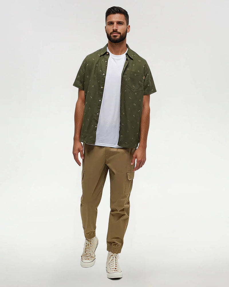 Green-Hemp-Button-Up-Shortsleeve-Shirt