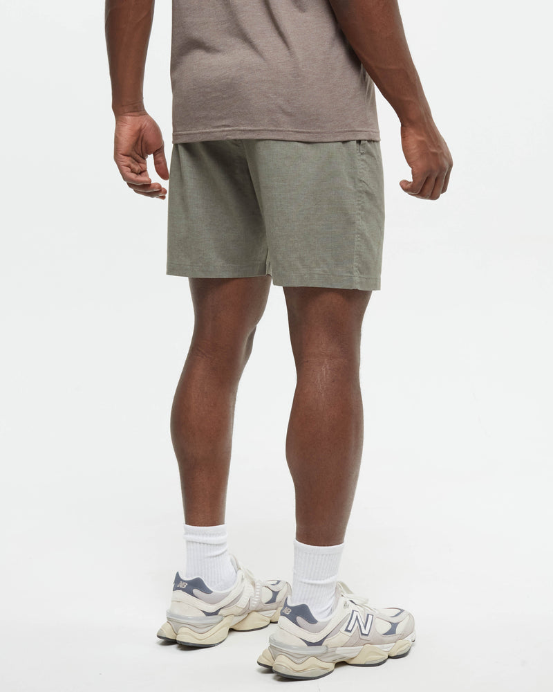 Green-Mens-Casual-Hemp-Shorts
