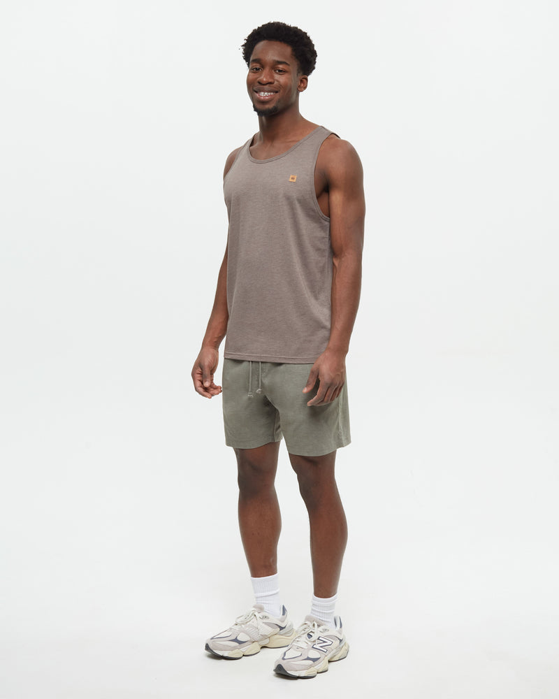 Green-Mens-Casual-Hemp-Shorts