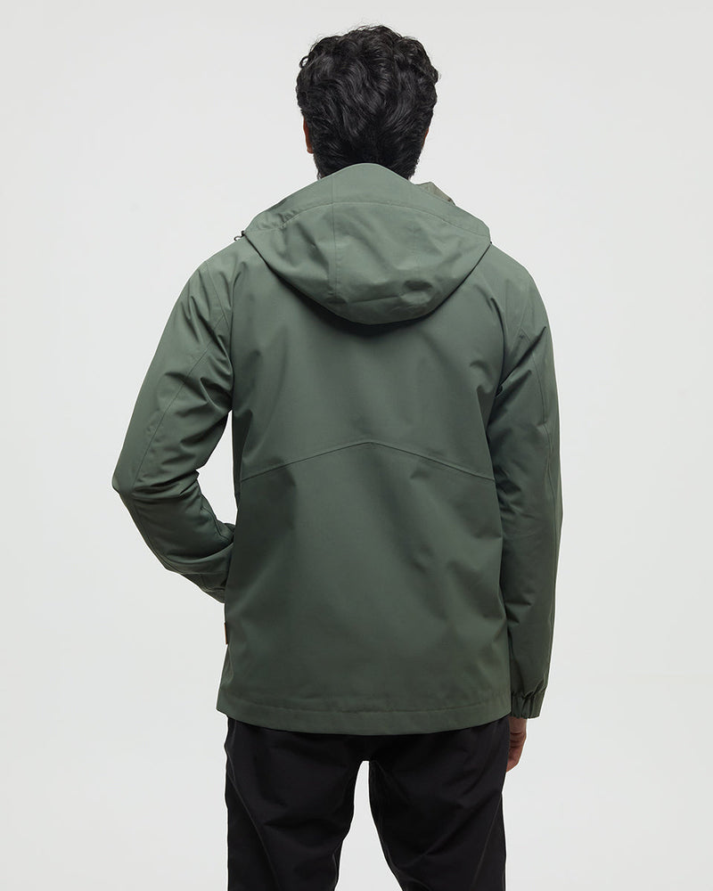 Green-Mens-Waterproof-Rain-Jacket