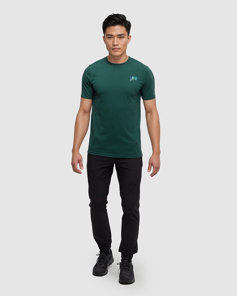 Green-Printed-Graphic-TreeBlend-T-Shirt