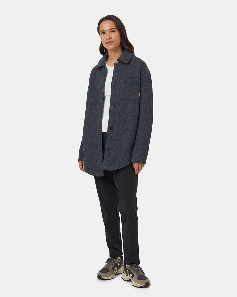Green-Quilted-Knit-Relaxed-Fit-Shirt-Jacket