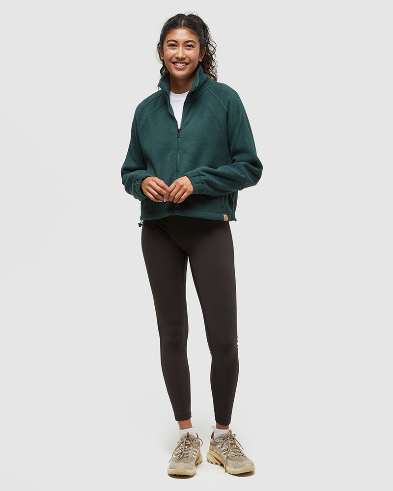 Green-Recycled-Polyester-Mock-Neck-Full-Zip