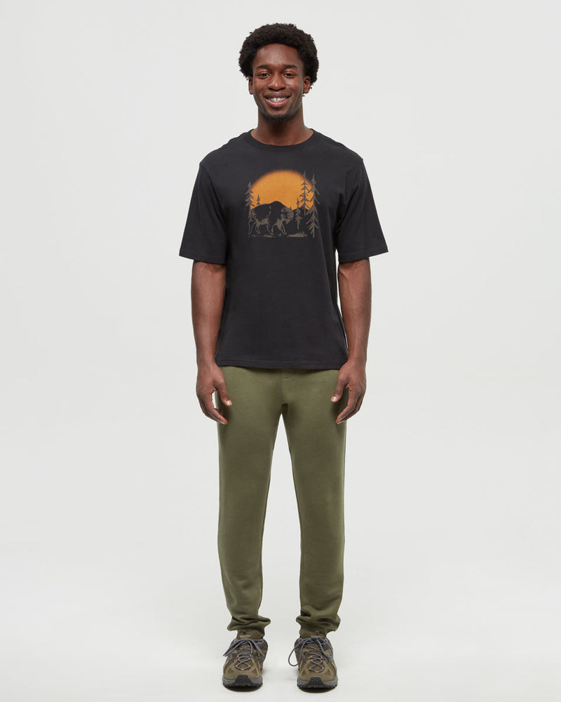Green-Regular-Fit-Tapered-Leg-Jogger