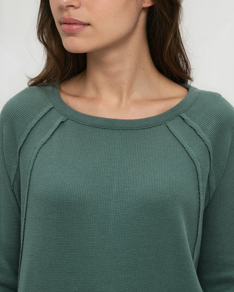 Green-Relax-Treewaffle-Longsleeve-Shirt